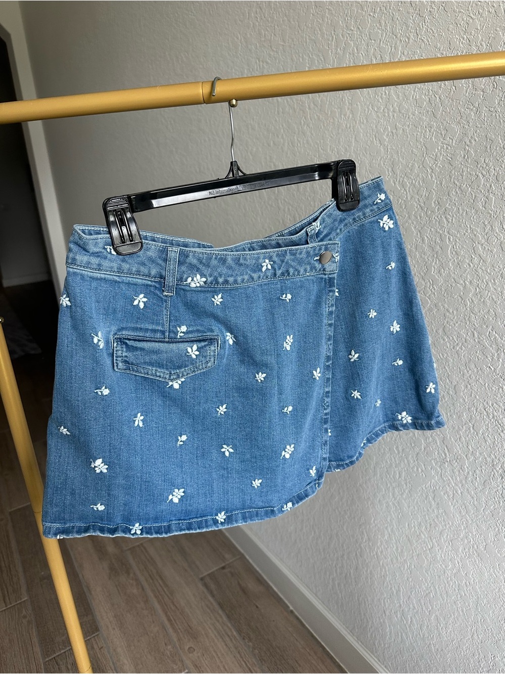 Chelsea and Violet Denim Mini Skirt